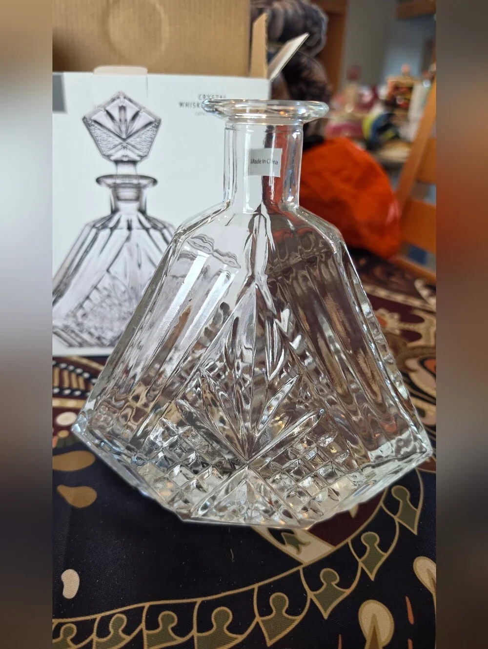 GODINGER Dublin Collection Crystal Whiskey Decanter  610 ML SHANNON